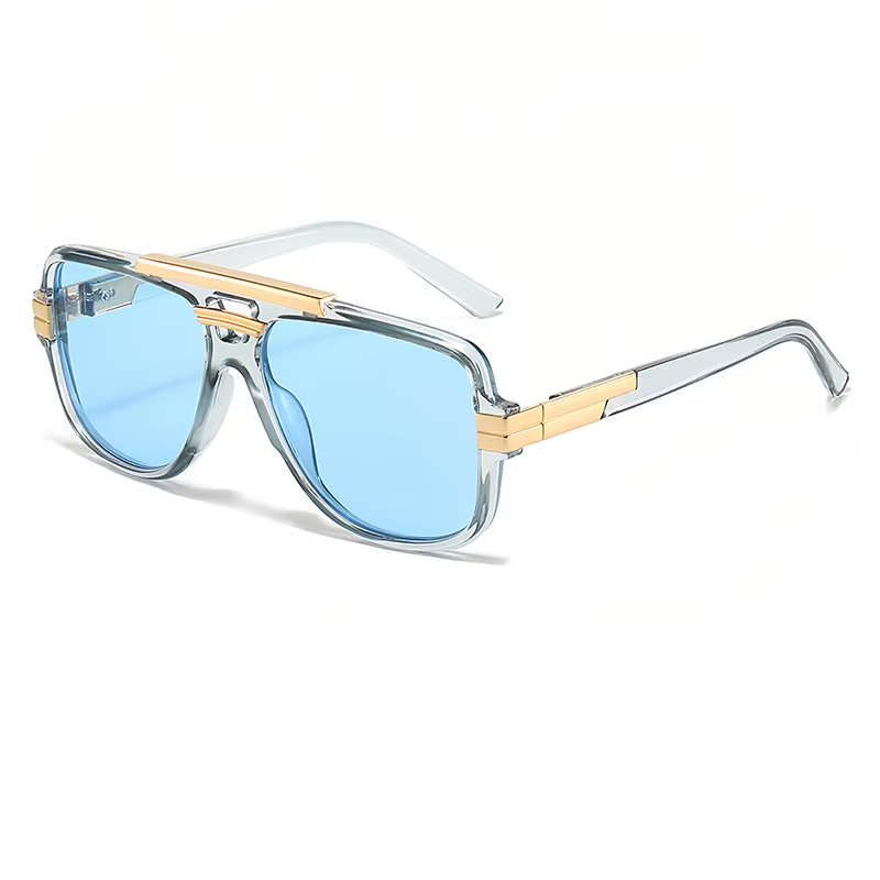 Retro Square Big Frame Sunglasses