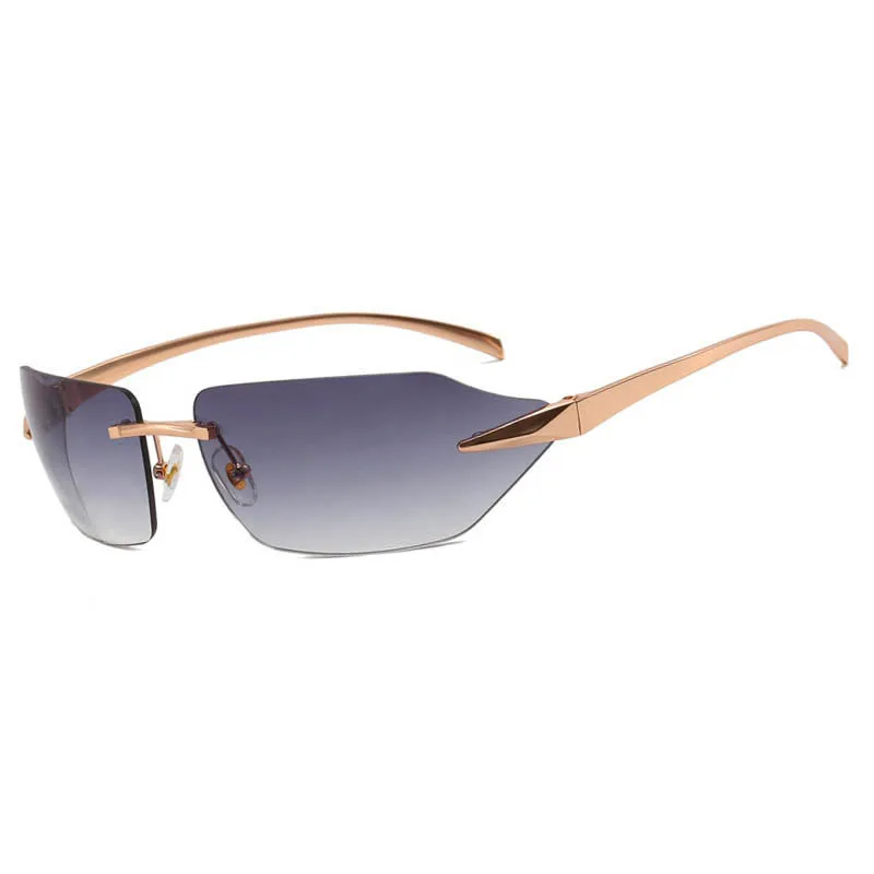 Rimless Vintage Sunglasses