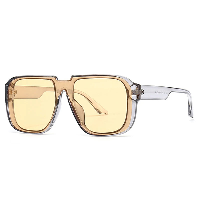 Retro Square One Piece Sunglasses