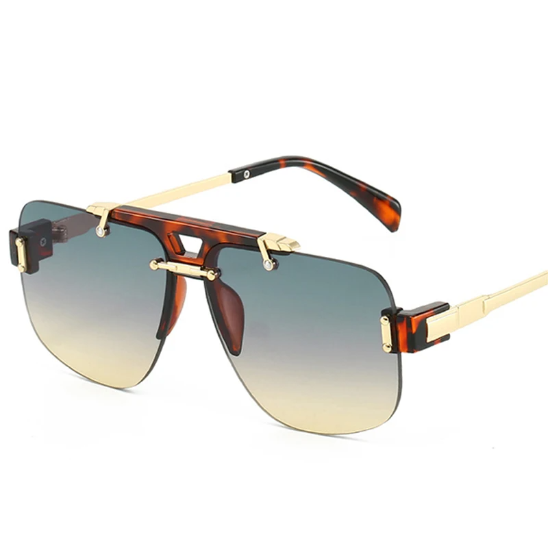 Square Rimless Fashion Sunglasses