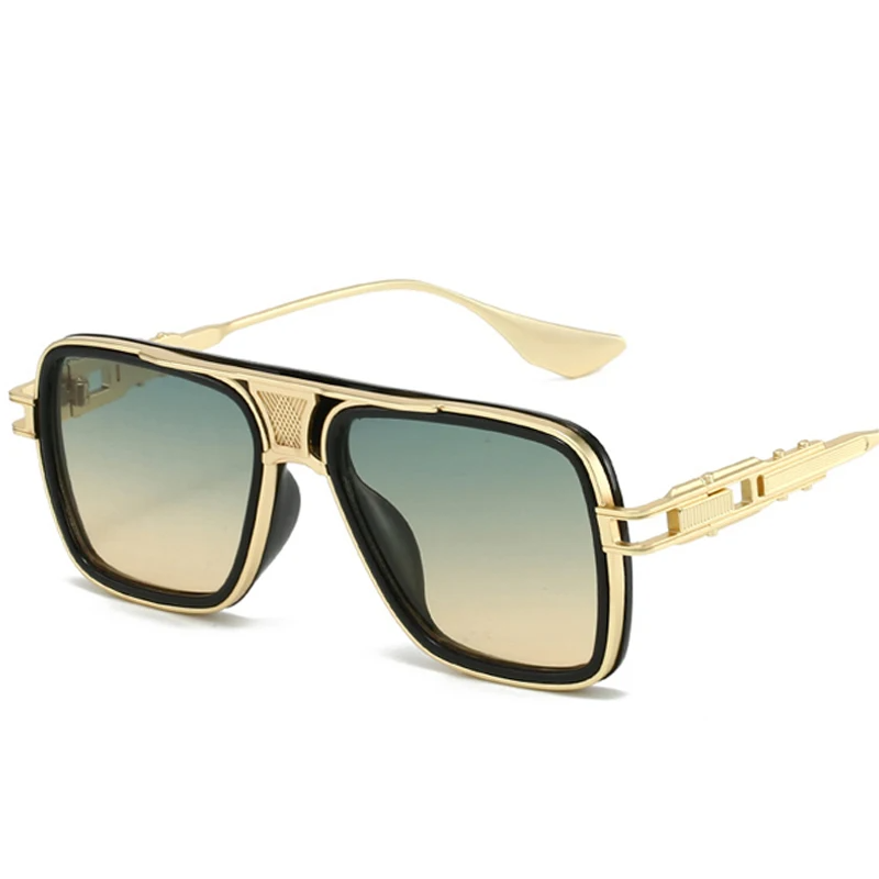 Vintage Metal Square Sunglasses