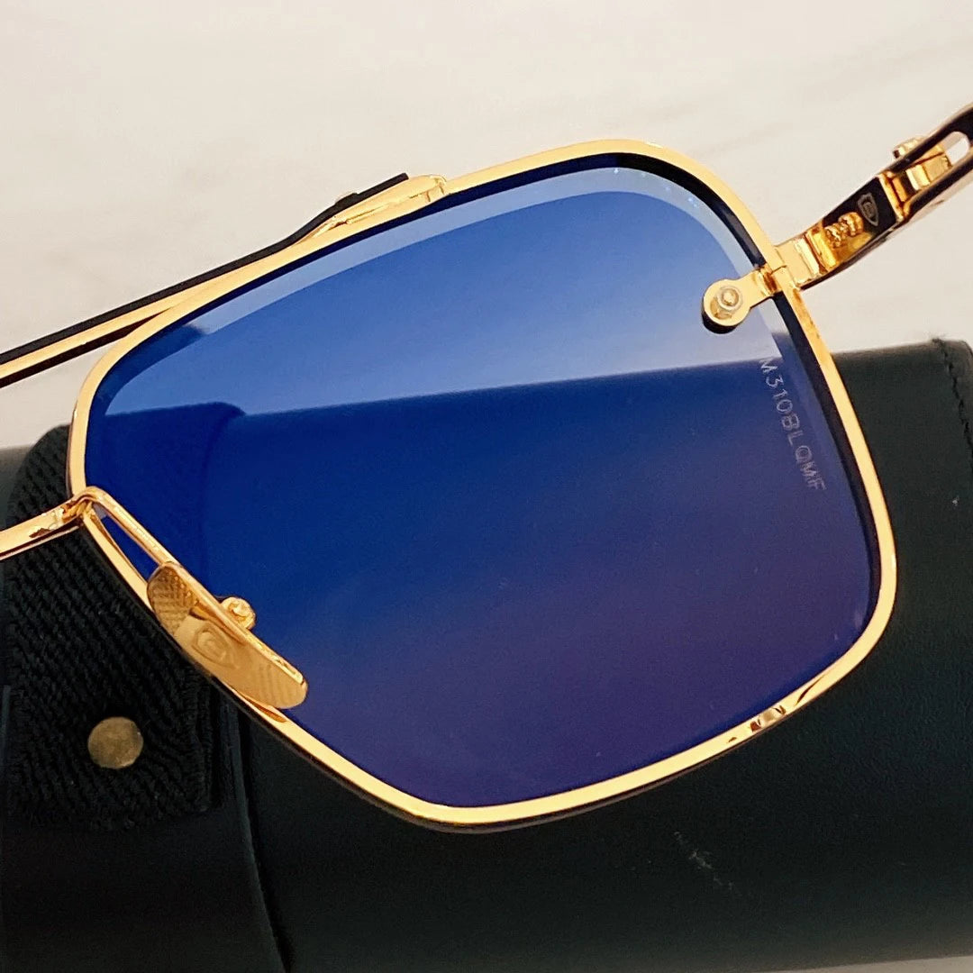 Titanium Square Design Sunglasses