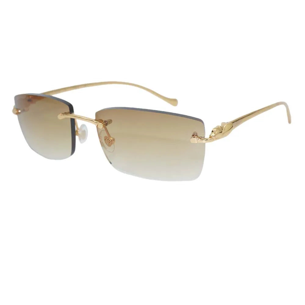 Premium Rimless Metal Sunglasses