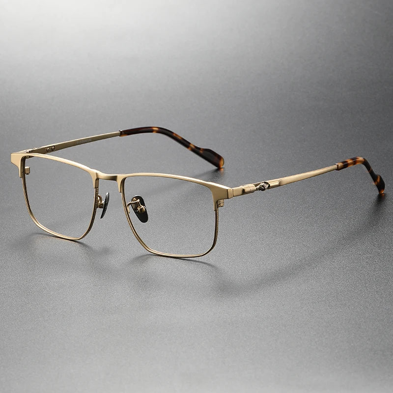 Pure Titanium Retro Luxury ultralight Eyeglasses Frames