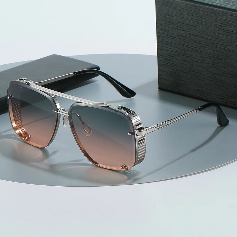 Steampunk Vintage Square Sunglasses