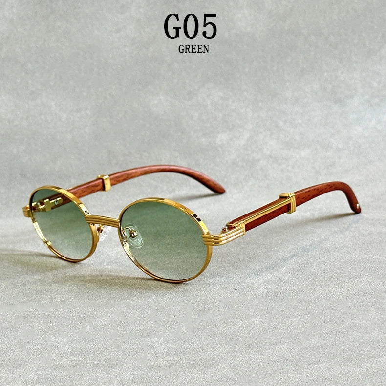 Retro Raw Impression Vintage Buffs SunGlasses