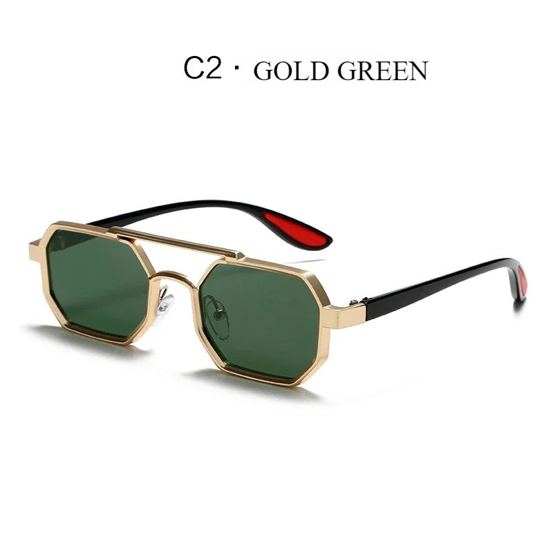 metal  polygon Luxury sunglasses