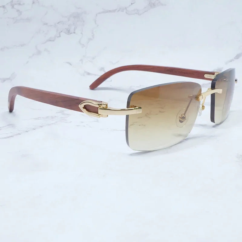 Buffs / woods Rimless sunglasses