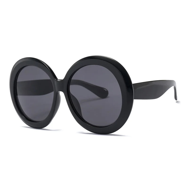 Round Oversized Women Oval Sunglasses