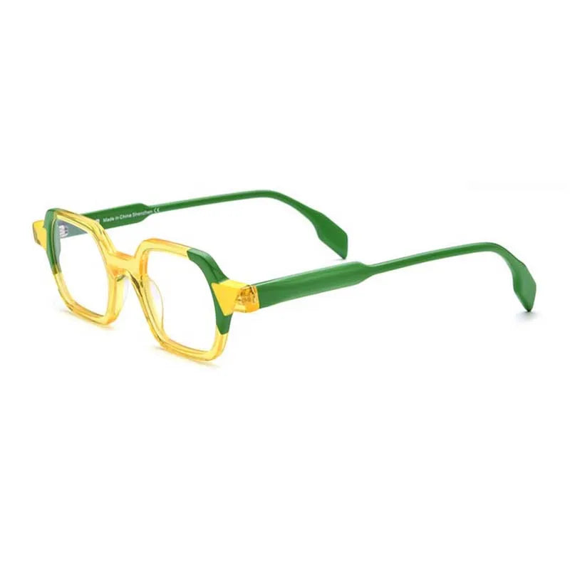 Vintage style Acetate Glasses colorful Frame