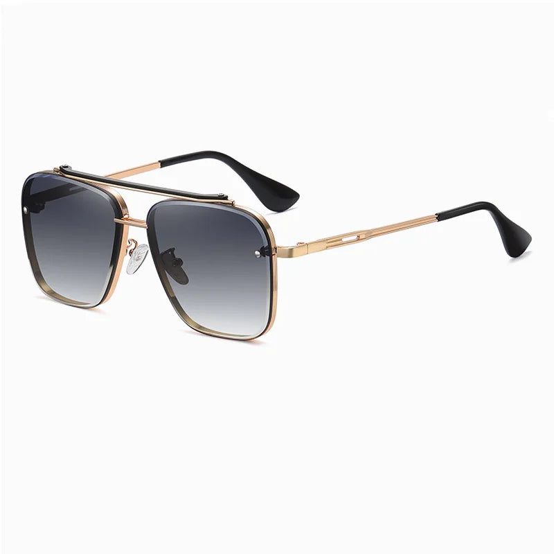 Metal Frame Pilot UV400 Sunglasses for Men