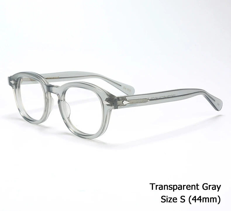 Vintage Round Acetate Unisex Glasses