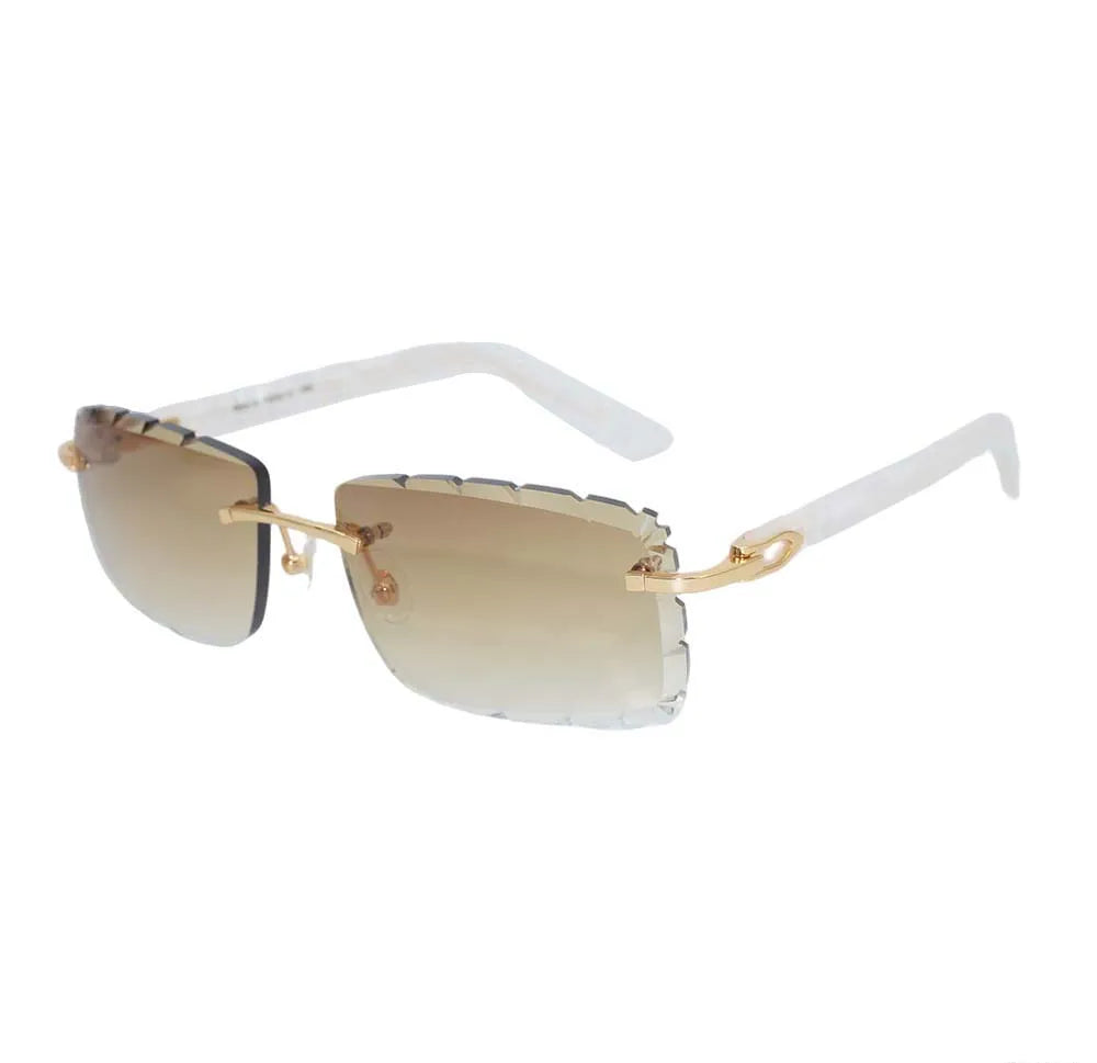 Luxury Rimless Vintage Sunglasses
