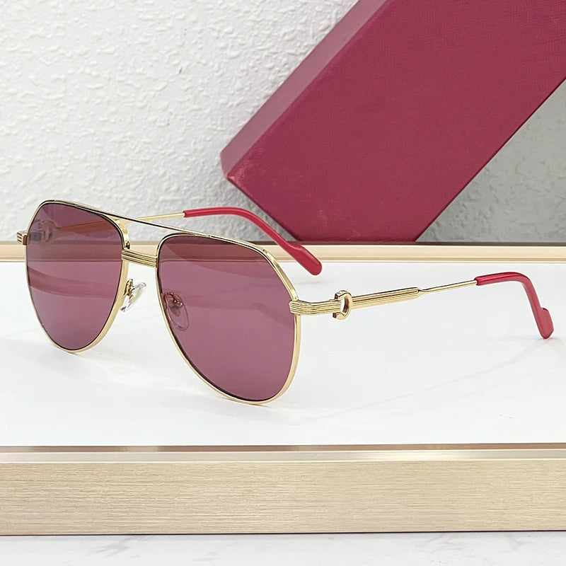 Big Rectangle Luxury Sunglasses