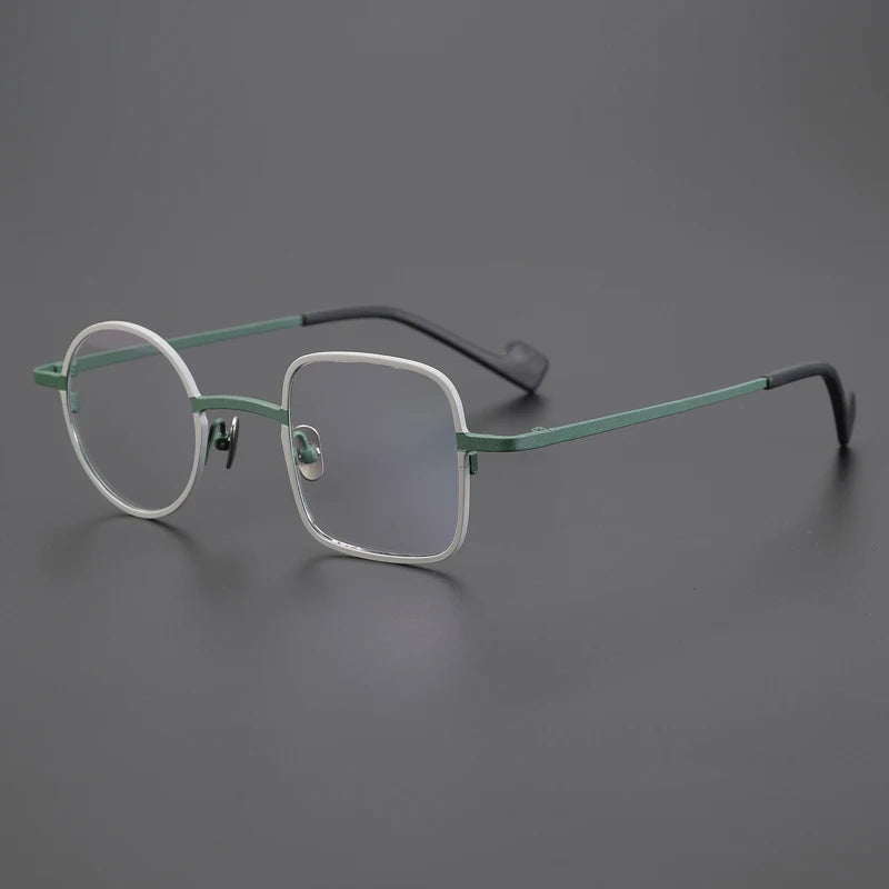 Vintage Style Pure Titanium Eyeglasses Frame