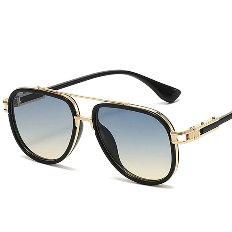 Retro Metal Pilot Sunglasses